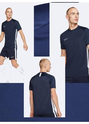 Nike dri-fit s/m* / футбольна еластична футболка спортивна із вишитим лого3 фото