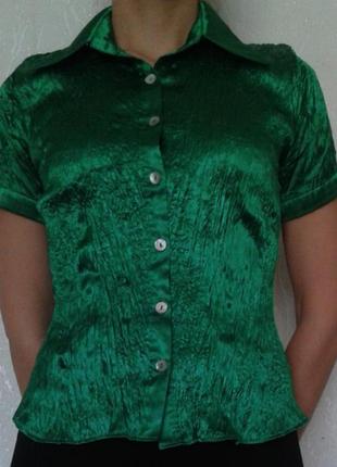 Атласна блузка