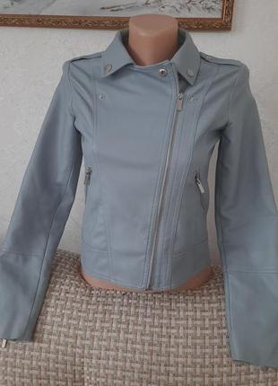 Курточка  косуха для дівчинки підлітка1 фото