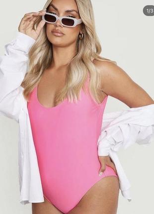 Цільний купальник pink(plus size)