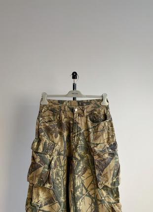 Real tree camo crazy baggy multipocket cargo pants штани камо карго1 фото