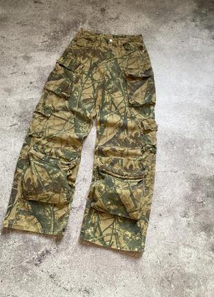 Real tree camo crazy baggy multipocket cargo pants5 фото