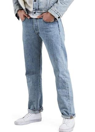 Levis 501 - light stonewash jeans джинсы мужские оригинал