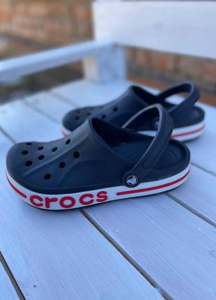 Кроксы сабо crocs bayaband clog navy3 фото