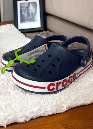 Кроксы сабо crocs bayaband clog navy