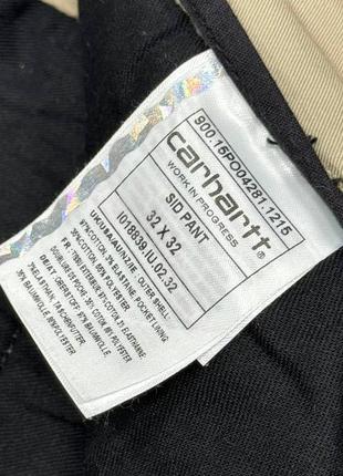 Штаны carhartt sid pants брюки классические кархартт кархарт7 фото