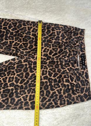 Леопард штани джинси леопардові брюки4 фото