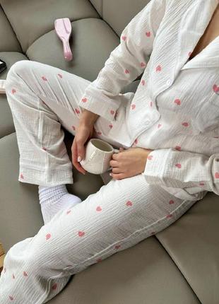Пижама из муслина6 фото