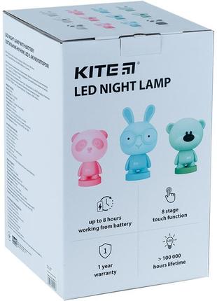 Світильник-нічник led з акумулятором bear kite k24-490-2-16 фото