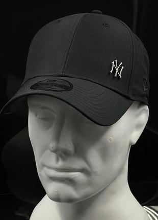 Оригинальная черная кепка  new era 9forty mlb new york yankees flawless7 фото