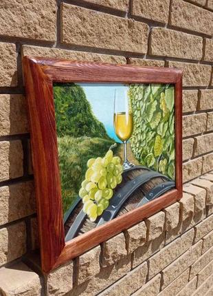 Картина олією на полотні "виноградники". авторська робота, полотно, олійні фарби.8 фото