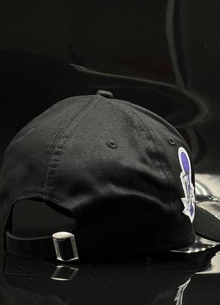 Оригинальная черная кепка new era  los angeles lakers 9forty6 фото