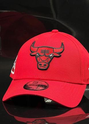 Оригинальная красная кепка new era 9forty chicago bulls2 фото