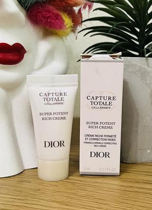 Оригінал омолоджувальний крем для обличчя з насиченою текстурою dior capture totale c.e.l.l. energy super potent rich creme