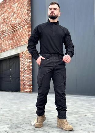 Тактичний костюм caiman r&m чорний 2.0, краща якість