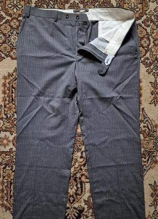 Брендові фірмові чоловічі англійські шерстяні вовняні брюки marks&spencer,оригінал,нові з бірками,100% вовна.