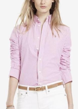 Polo ralph lauren женская рубашка, сорочка, блузка, блуза, приталенная рубашка