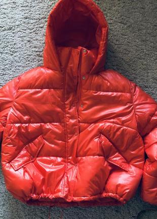 Новая курточка пуффер h&m оригинал бренд куртка демисезонная zara tommy hilfiger размер s,,m,l,xs3 фото