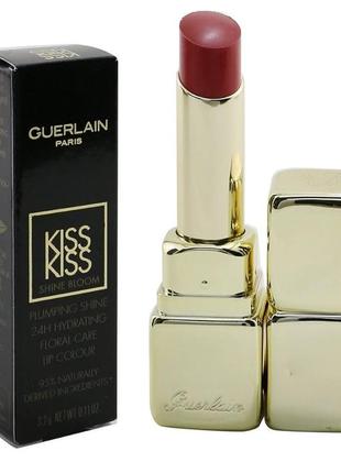 Помада для губ guerlain kisskiss shine bloom lipstick 739 - cherry kiss4 фото