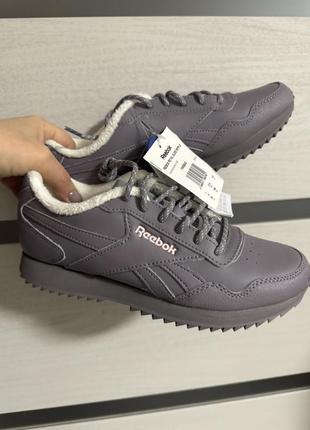 Утепленные кроссовки reebok royal glide ripple grey fw08423 фото