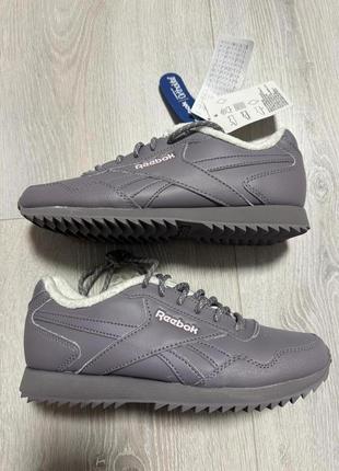 Утепленные кроссовки reebok royal glide ripple grey fw08424 фото