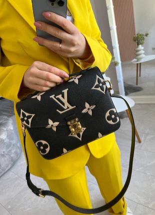 Сумка шкіра натуральна lv louis vuitton pochette metis