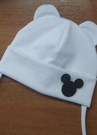 Шапка шапочка на завязках