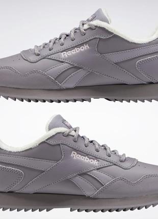 Утепленные кроссовки reebok royal glide ripple grey fw0842