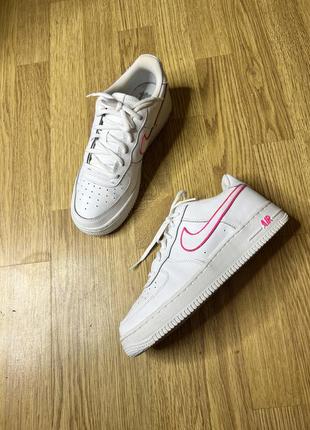 Кроссовки кожа натуральная nike air force 1 оригинал размер 38 24 см6 фото