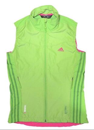 Жилетка adidas schwarz windstopper active shell. оригінал