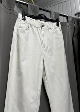 Молочні джинси бойфренди від manor👌3 фото