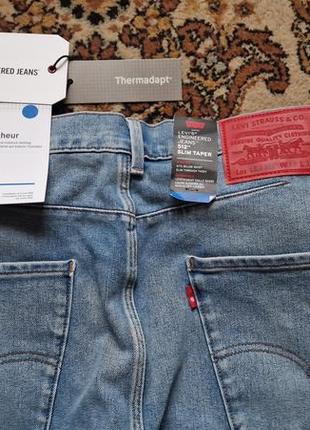 Брендові фірмові стрейчеві джинси levi's 510 premium waterless,нові з бірками,оригінал із сша,розмір 33.3 фото