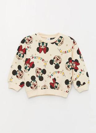 4-5 /5-6 р фірмова кофта світшот толстовка худі дівчинці мінні маус minnie mouse lc waikiki вайкікі