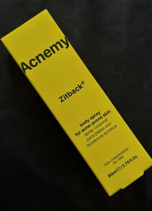 Спрей для тіла з акне acnemy zitback