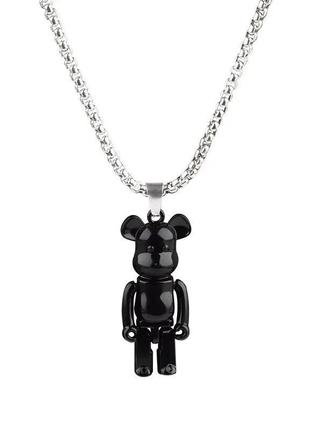 Ведмедик кулон bearbrick4 фото