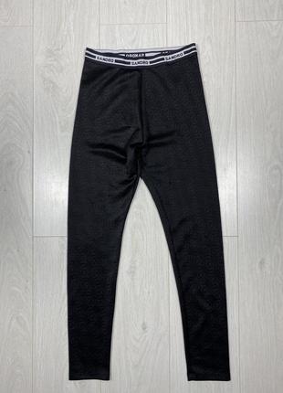 Sandro лосини леггінси з резинкою лого штани монограмні