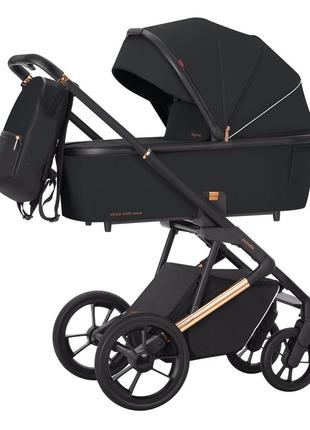 Дитяча універсальна коляска carrello sigma 2 в 1 crl-6509 (люлька, дощовик, москітна сітка, рюкзак)2 фото