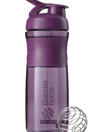 Шейкер спортивний (пляшка) blenderbottle sportmixer flip 28oz/820ml plum pro740