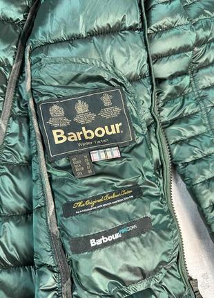 Жіночий пуховик barbour3 фото