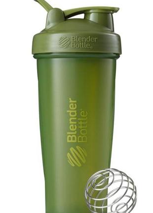 Шейкер спортивний blenderbottle classic loop 28oz/820ml moss green pro550