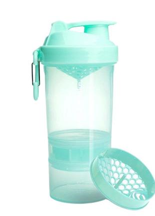 Шейкер спортивный smartshake original2go 600ml mint green pro_420