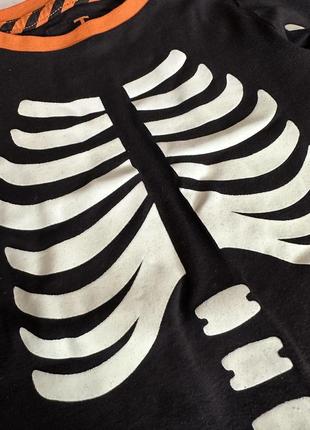 Tu скелет світиться в темряві halloween лонгслив реглан футболк хелловін2 фото