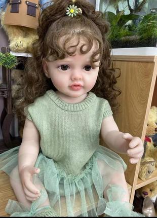 6) кукла реборн очаровательная принцесса 55см