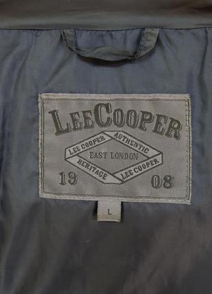 Пуховик чоловічий lee cooper, р. l, темно-синій5 фото