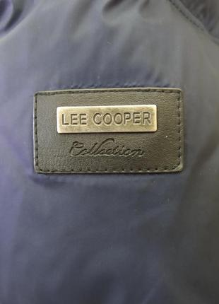 Пуховик чоловічий lee cooper, р. l, темно-синій6 фото