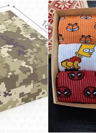 Женские носки , набор бокс женских патриотических носков 36-41 на 6 пар в подарочной коробке pro_390