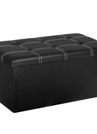 Тумба-пуф раскладной 76*38*38см ww01368 black pro_765