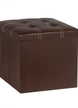 Тумба-пуф розкладний 38*38*38см ww01367 brown pro_376