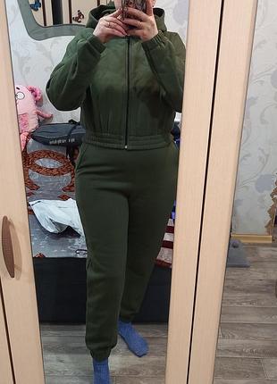 Женский спортивный костюм  утепленный