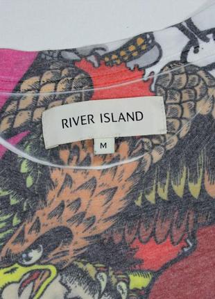 Позитивна футболка з принтом від river island3 фото
